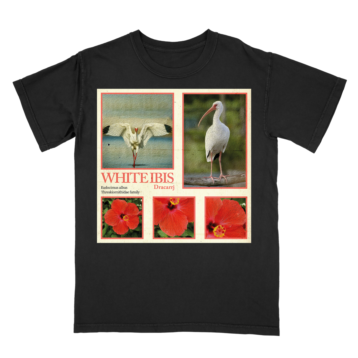 White Ibis tee