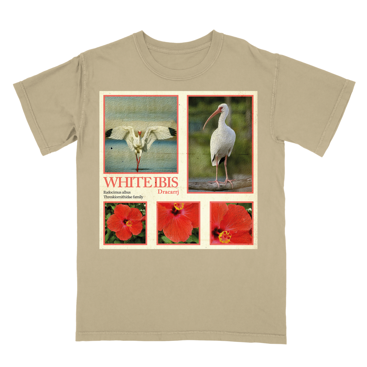 White Ibis tee