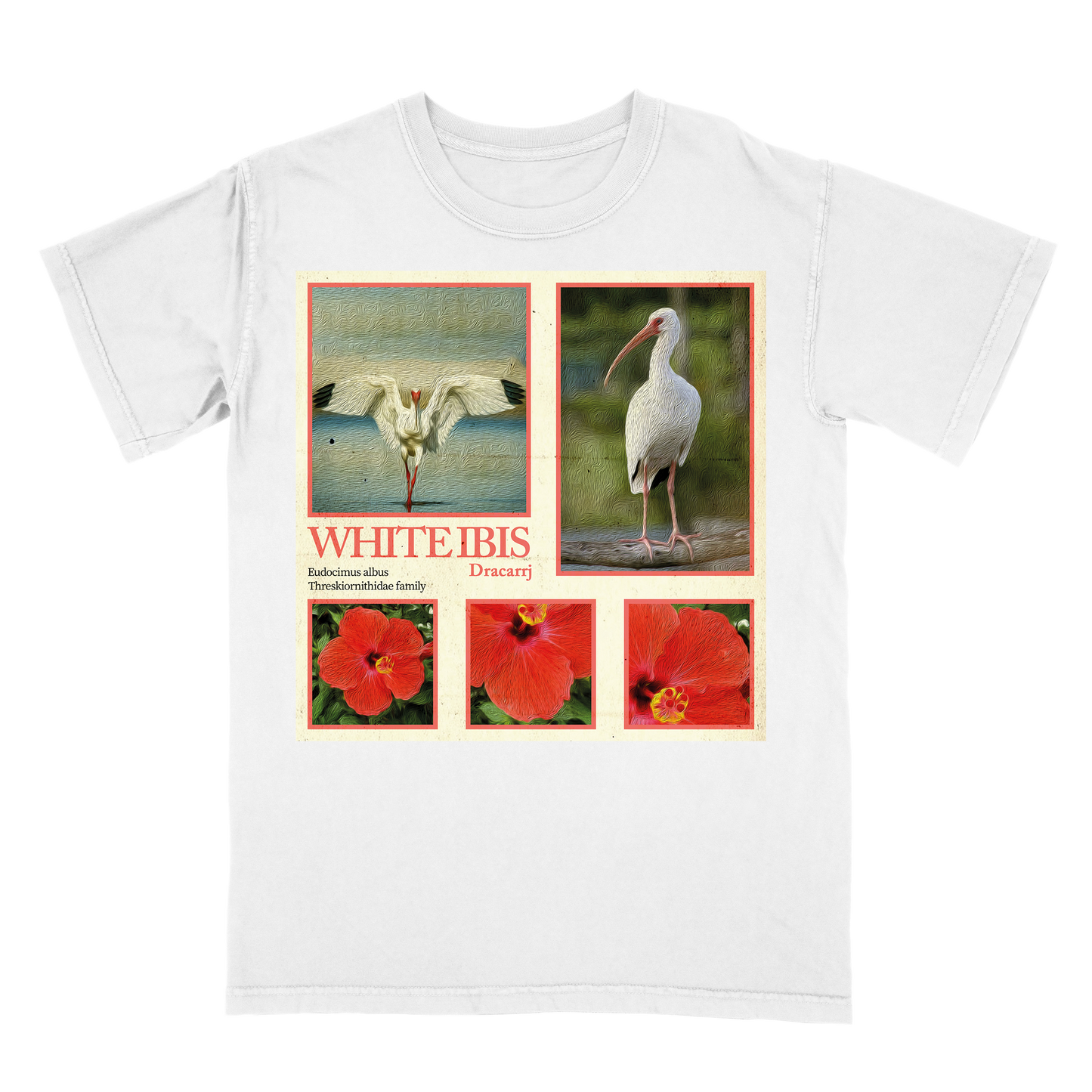 White Ibis tee