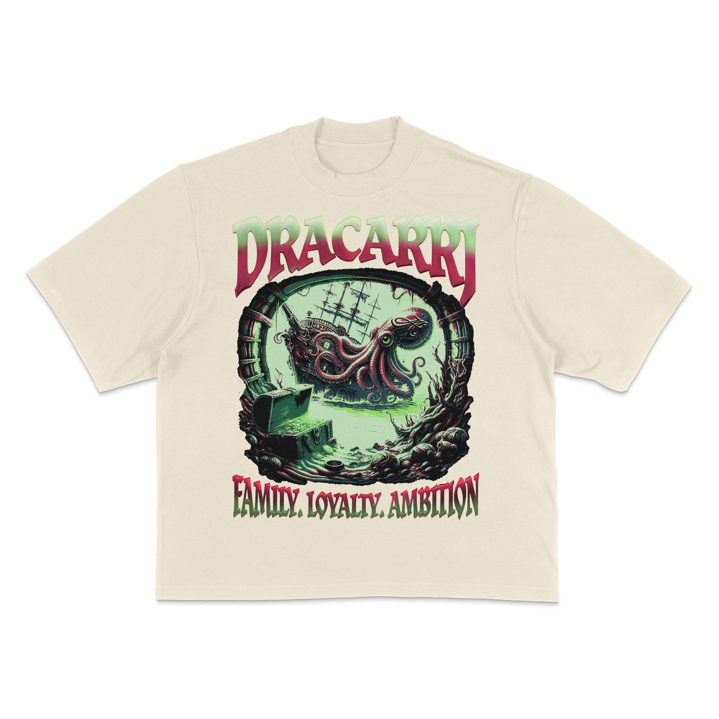 KRAKEN 7.5 OZ HEAVYWEIGHT DROPSHOULDER TEE