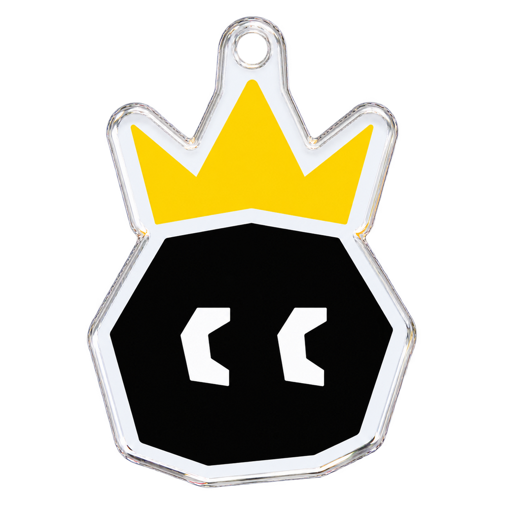 CROWN KEY CHAINS W/O RING