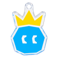 CROWN KEY CHAINS W/O RING
