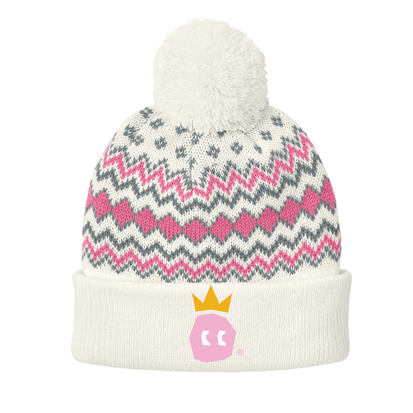 CROWN ALPINE POM BEANIE