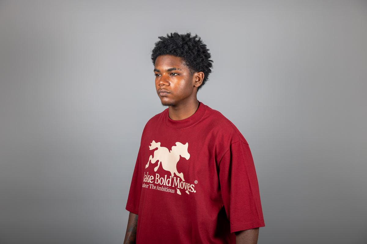 7.5 OZ MAX HEAVYWEIGHT OVERSIZED MAKE BOLD MOVES TEE