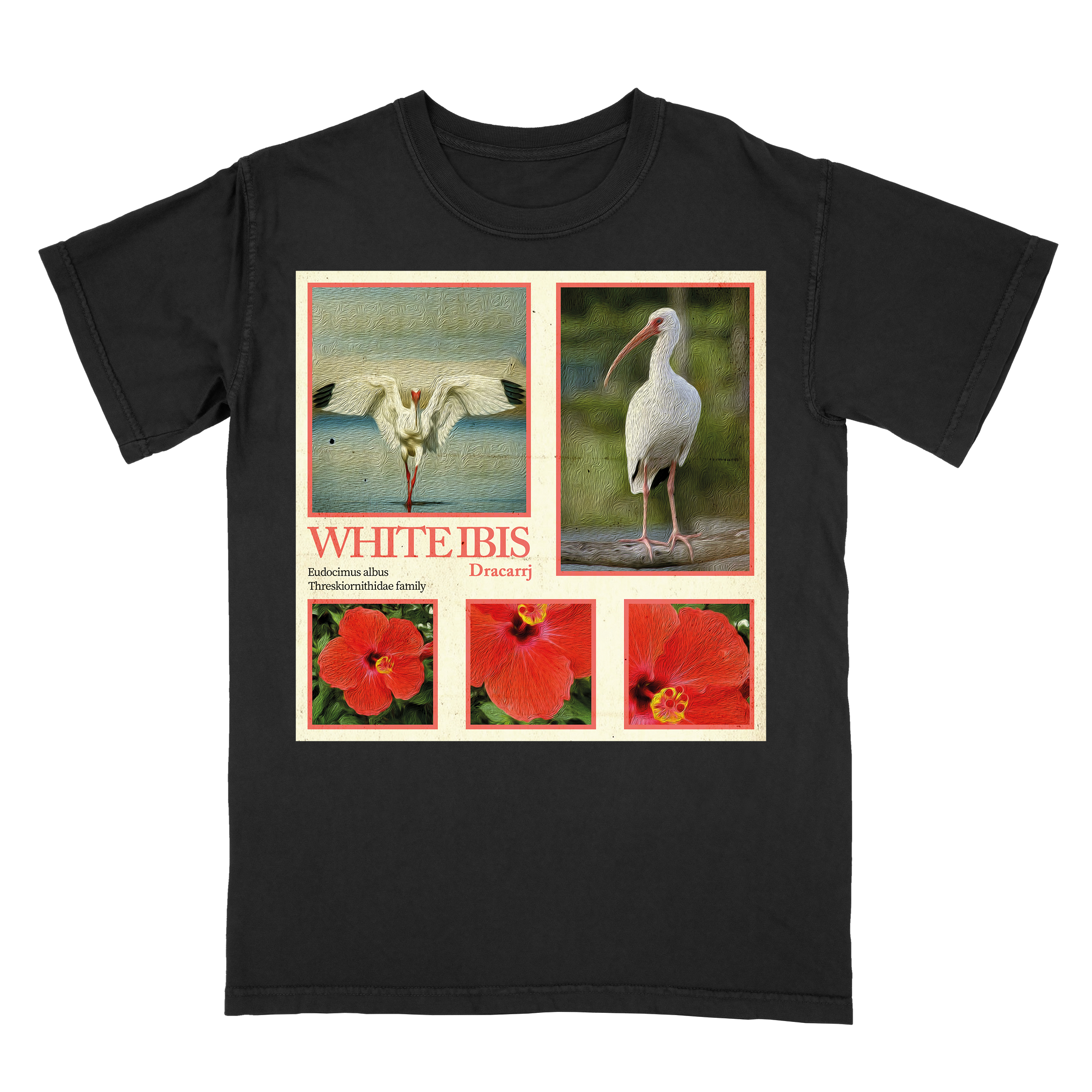 White Ibis tee