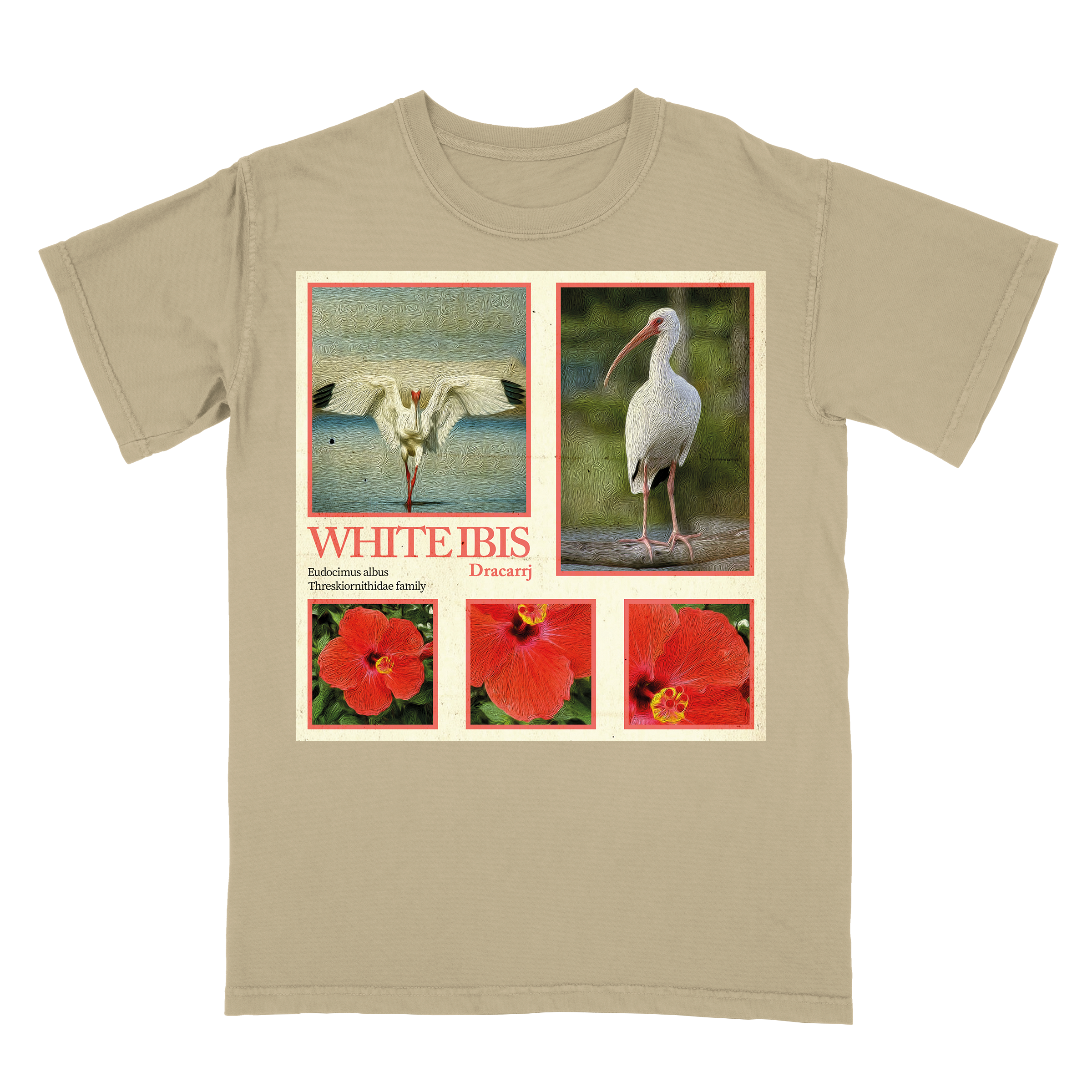 White Ibis tee