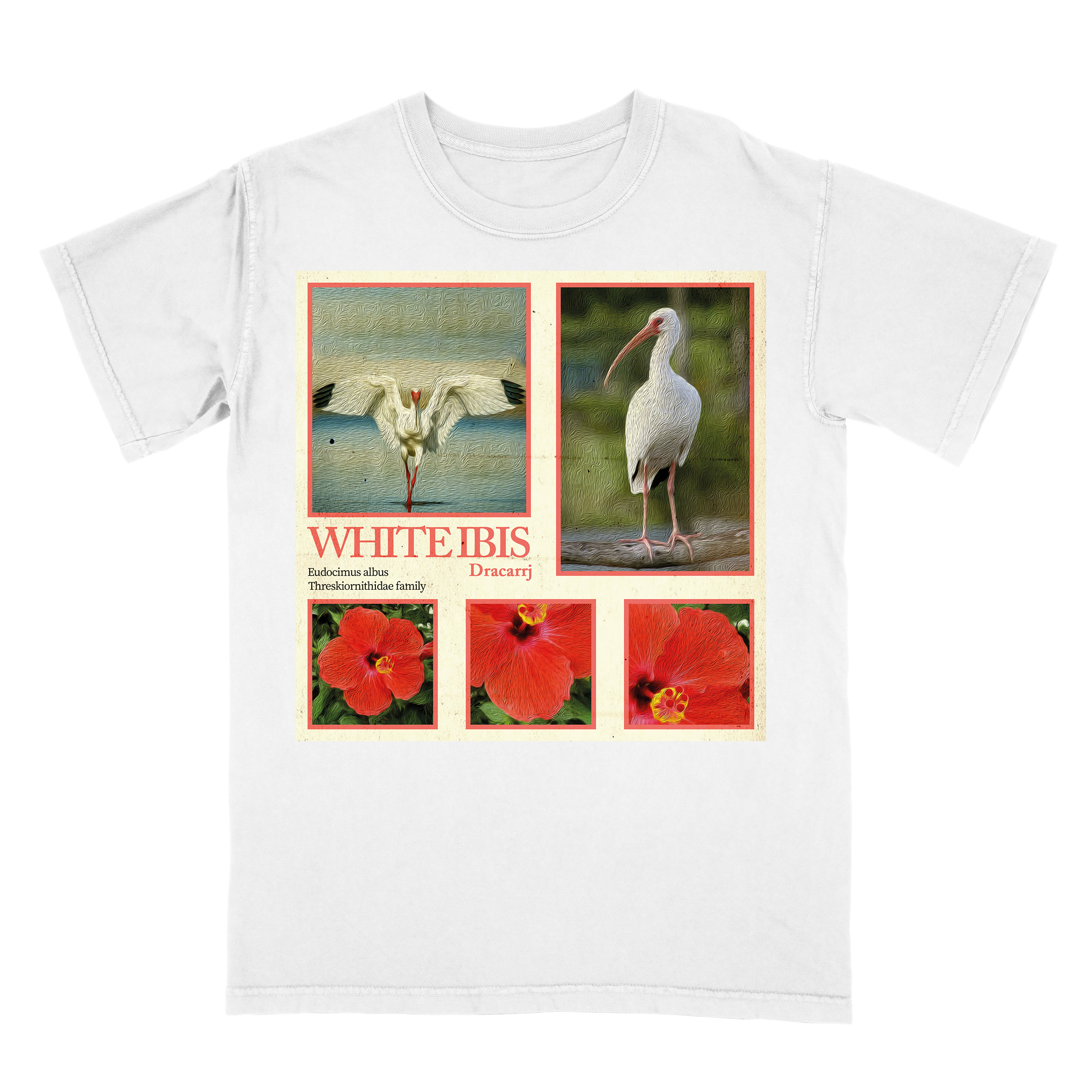 White Ibis tee