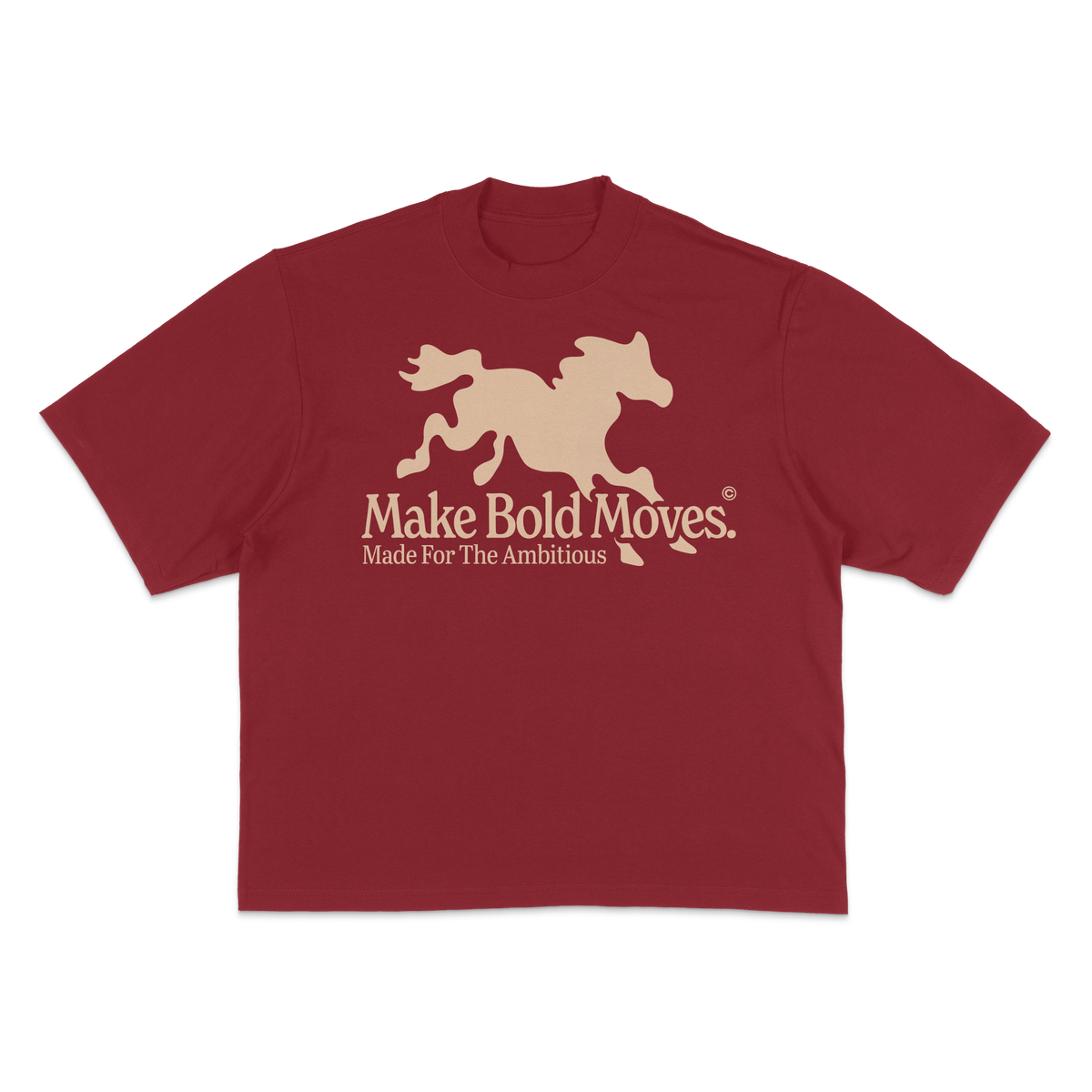 7.5 OZ MAX HEAVYWEIGHT OVERSIZED MAKE BOLD MOVES TEE