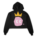 CROWN GARMENT DYE CROPPED HOODIE