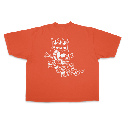 SKULL ESSENTIAL TEE 7.5 OZ MAX HEAVYWEIGHT GARMENT DROP SHOULDER TEE