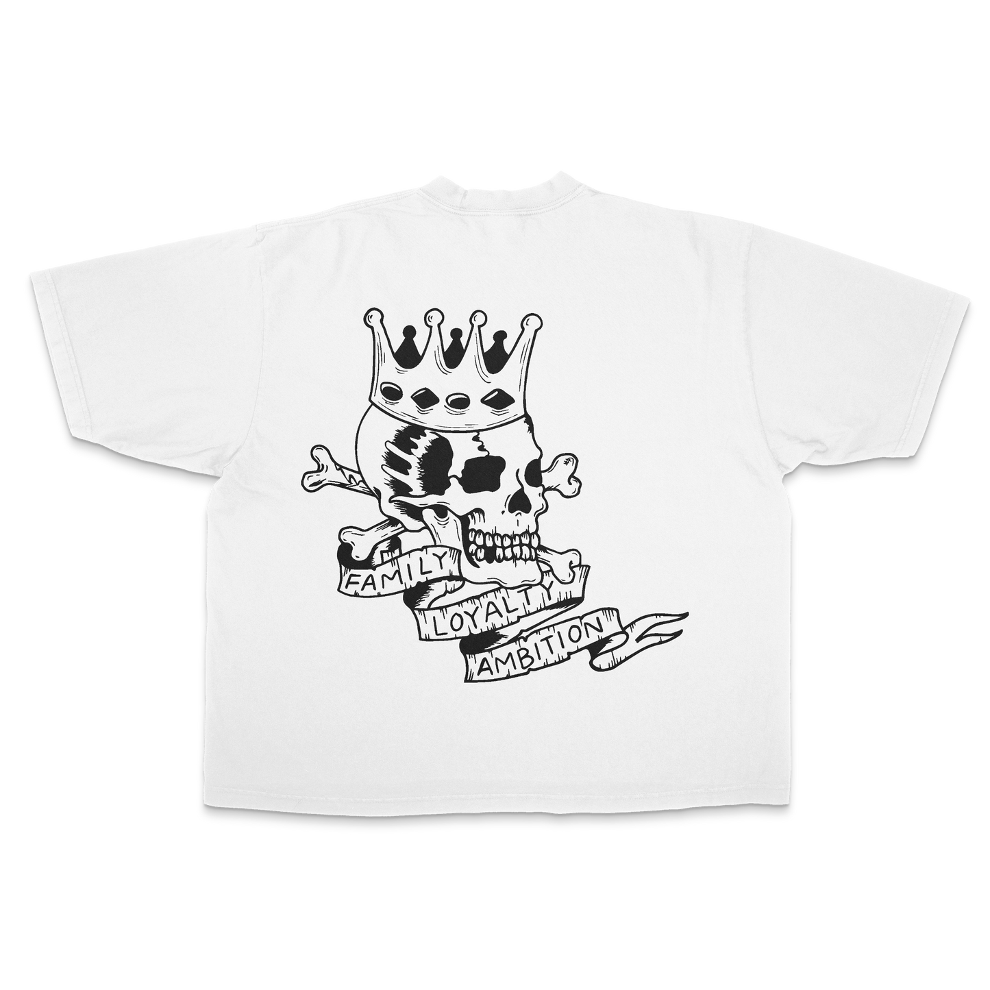 SKULL ESSENTIAL TEE 7.5 OZ MAX HEAVYWEIGHT GARMENT DROP SHOULDER TEE