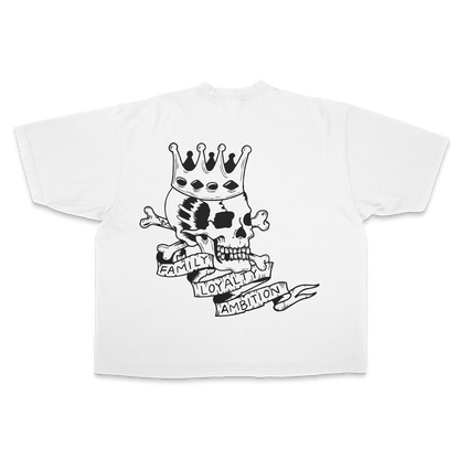 SKULL ESSENTIAL TEE 7.5 OZ MAX HEAVYWEIGHT GARMENT DROP SHOULDER TEE