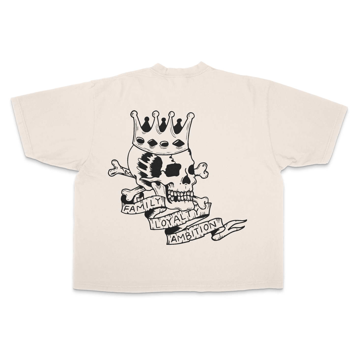 SKULL ESSENTIAL TEE 7.5 OZ MAX HEAVYWEIGHT GARMENT DROP SHOULDER TEE