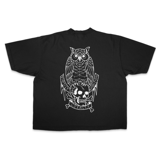 OWL ESSENTIAL 7.5 OZ MAX HEAVYWEIGHT GARMENT DROP SHOULDER TEE