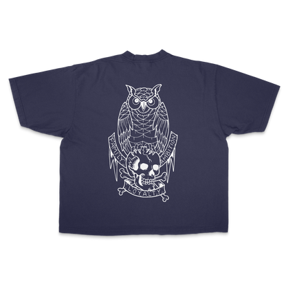 OWL ESSENTIAL 7.5 OZ MAX HEAVYWEIGHT GARMENT DROP SHOULDER TEE
