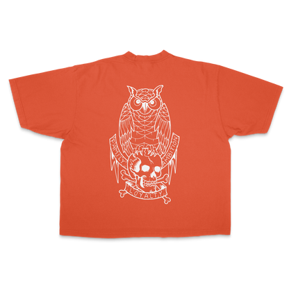 OWL ESSENTIAL 7.5 OZ MAX HEAVYWEIGHT GARMENT DROP SHOULDER TEE