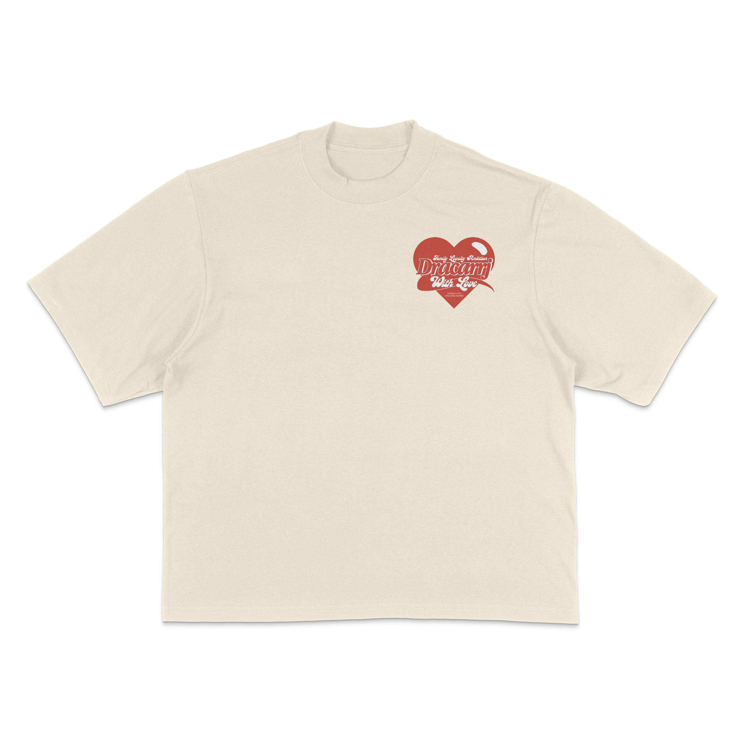 ELEGANT LOVE 7.5 OZ HEAVYWEIGHT DROPSHOULDER TEE