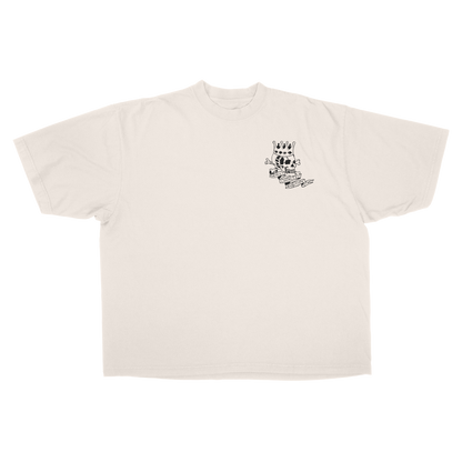 SKULL ESSENTIAL TEE 7.5 OZ MAX HEAVYWEIGHT GARMENT DROP SHOULDER TEE