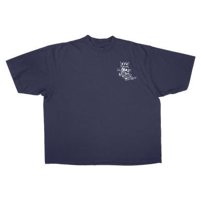 SKULL ESSENTIAL TEE 7.5 OZ MAX HEAVYWEIGHT GARMENT DROP SHOULDER TEE