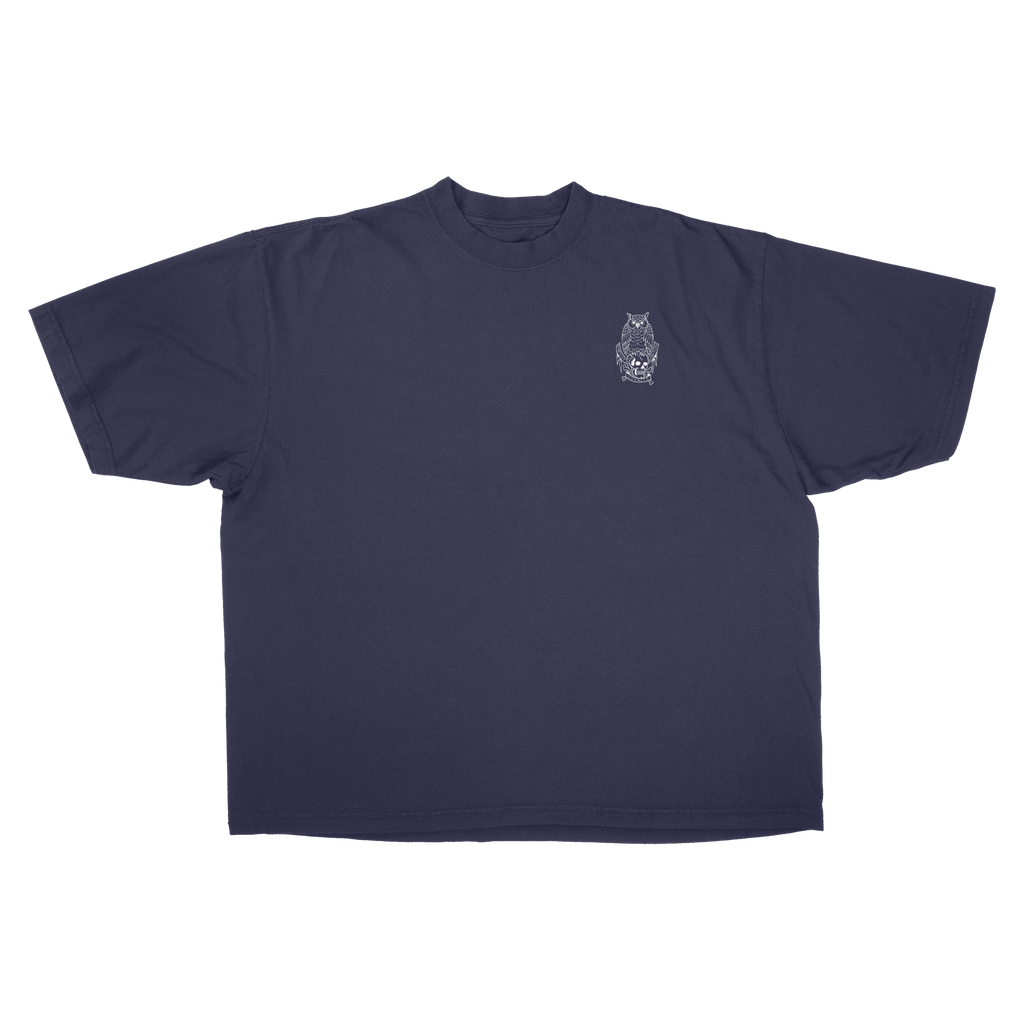 OWL ESSENTIAL 7.5 OZ MAX HEAVYWEIGHT GARMENT DROP SHOULDER TEE