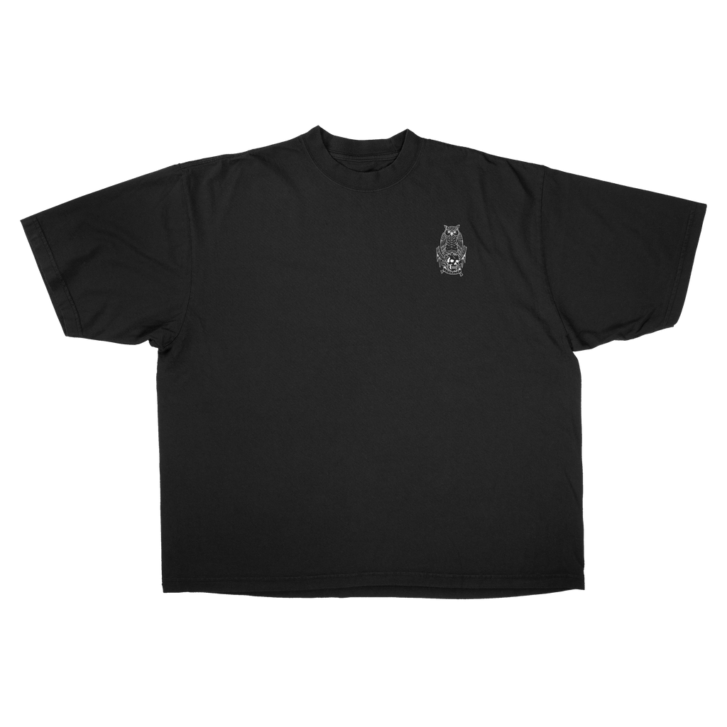 OWL ESSENTIAL 7.5 OZ MAX HEAVYWEIGHT GARMENT DROP SHOULDER TEE