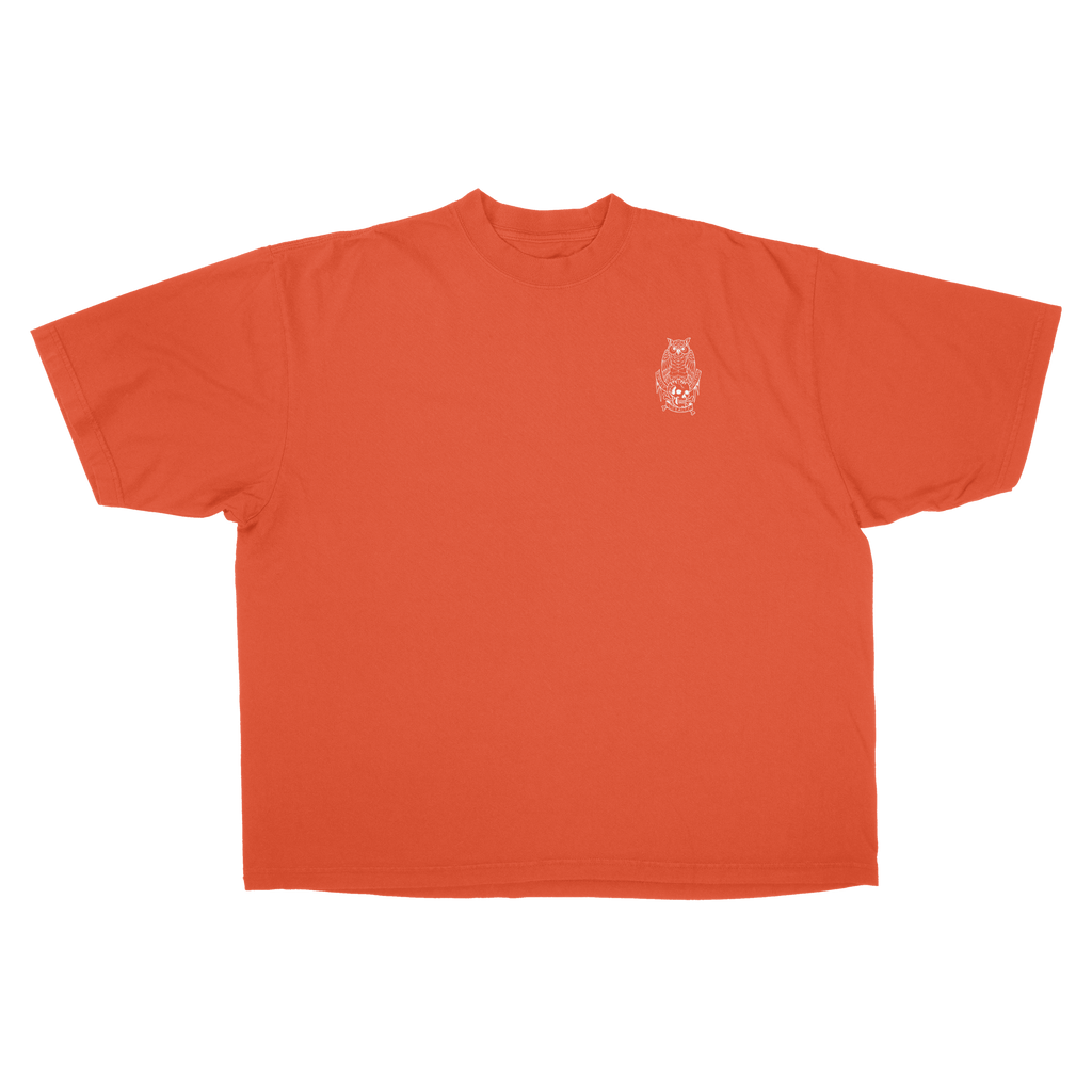 OWL ESSENTIAL 7.5 OZ MAX HEAVYWEIGHT GARMENT DROP SHOULDER TEE