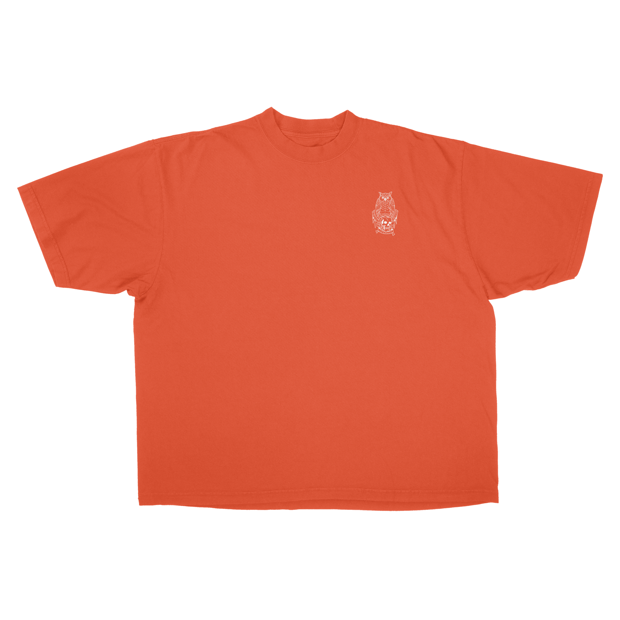 OWL ESSENTIAL 7.5 OZ MAX HEAVYWEIGHT GARMENT DROP SHOULDER TEE