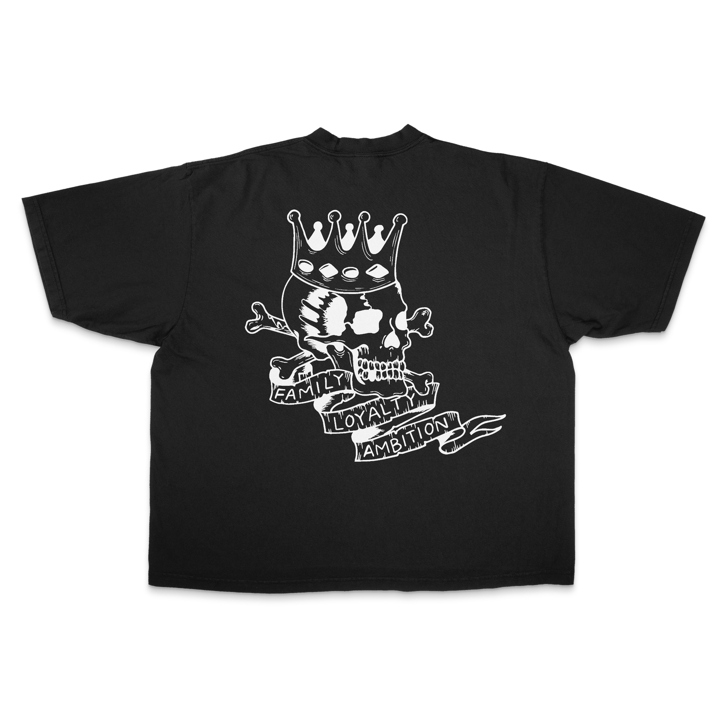 SKULL ESSENTIAL TEE 7.5 OZ MAX HEAVYWEIGHT GARMENT DROP SHOULDER TEE