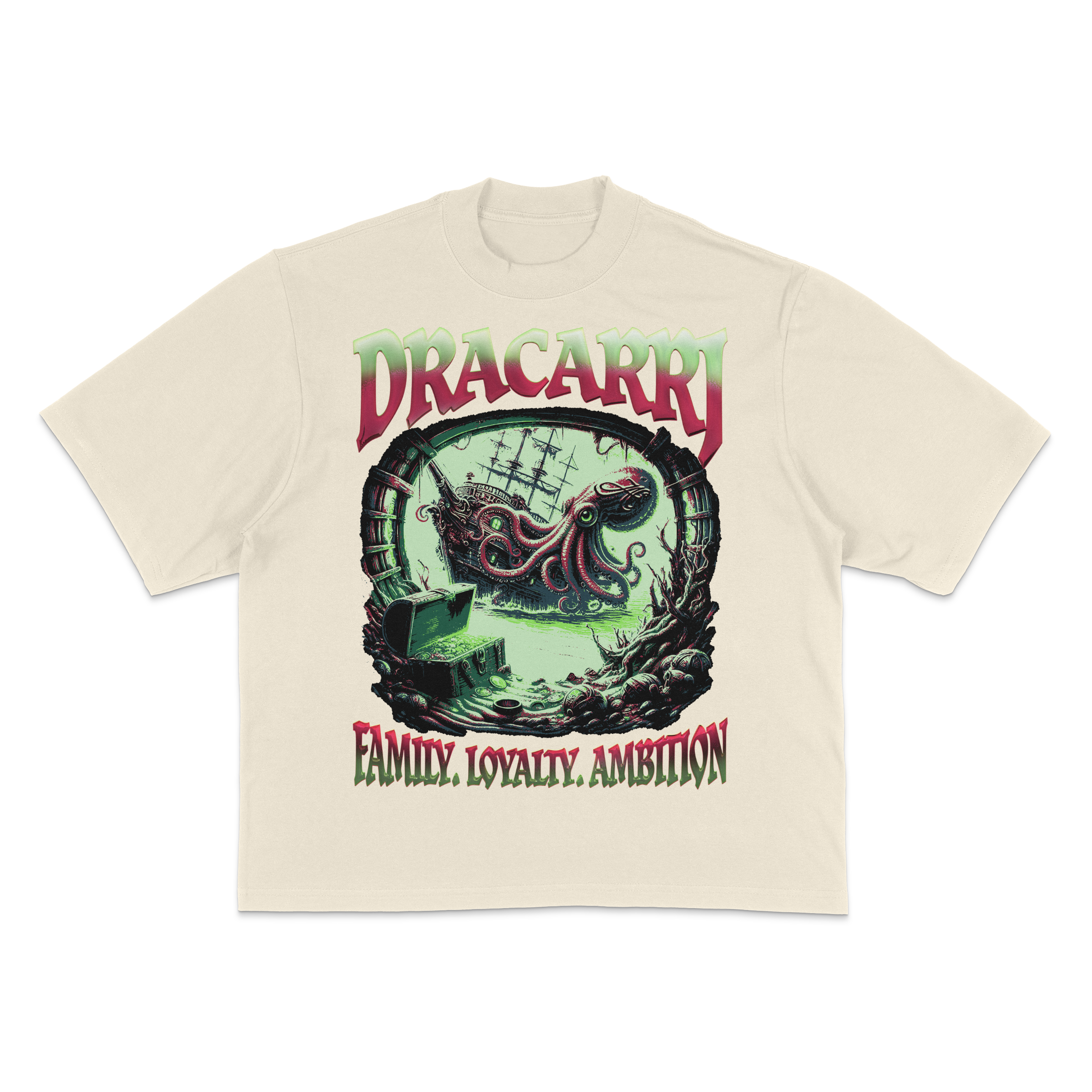 KRAKEN 7.5 OZ HEAVYWEIGHT DROPSHOULDER TEE