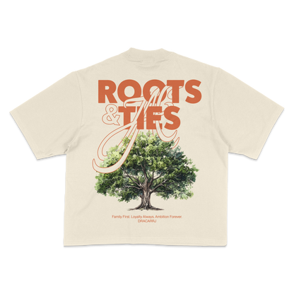 ROOTS AND TIES DROP SHOULDER 7.5OZ TEE