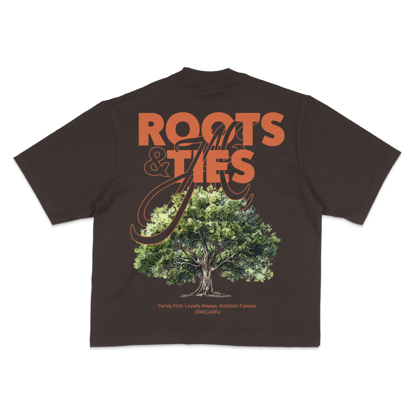 ROOTS AND TIES DROP SHOULDER 7.5OZ TEE