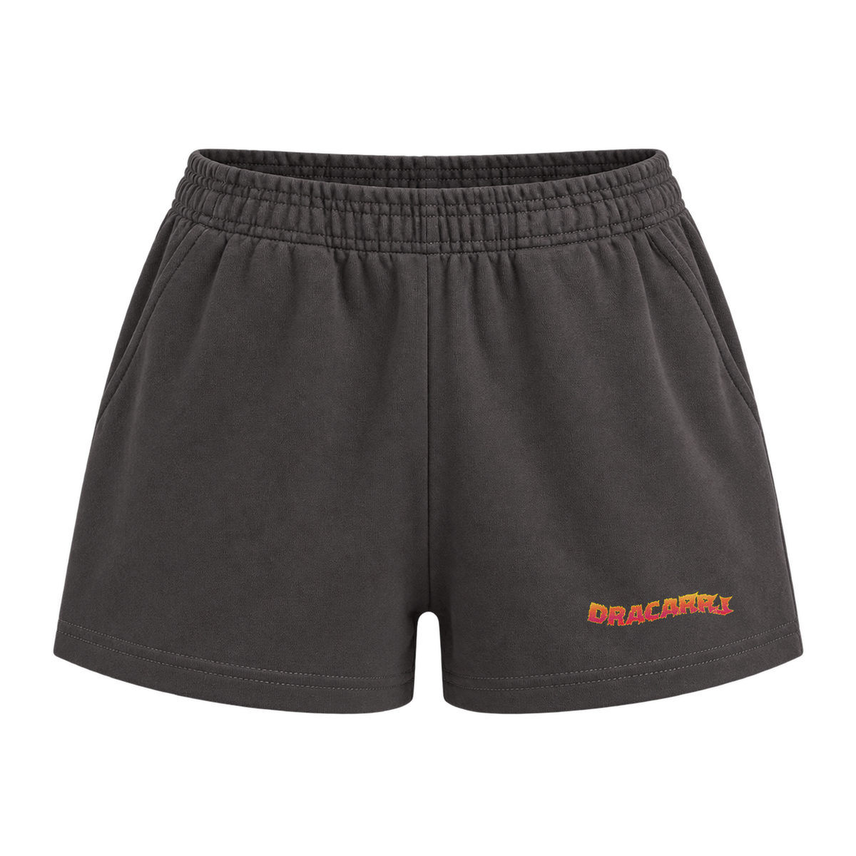 flame womens shorts shadow front
