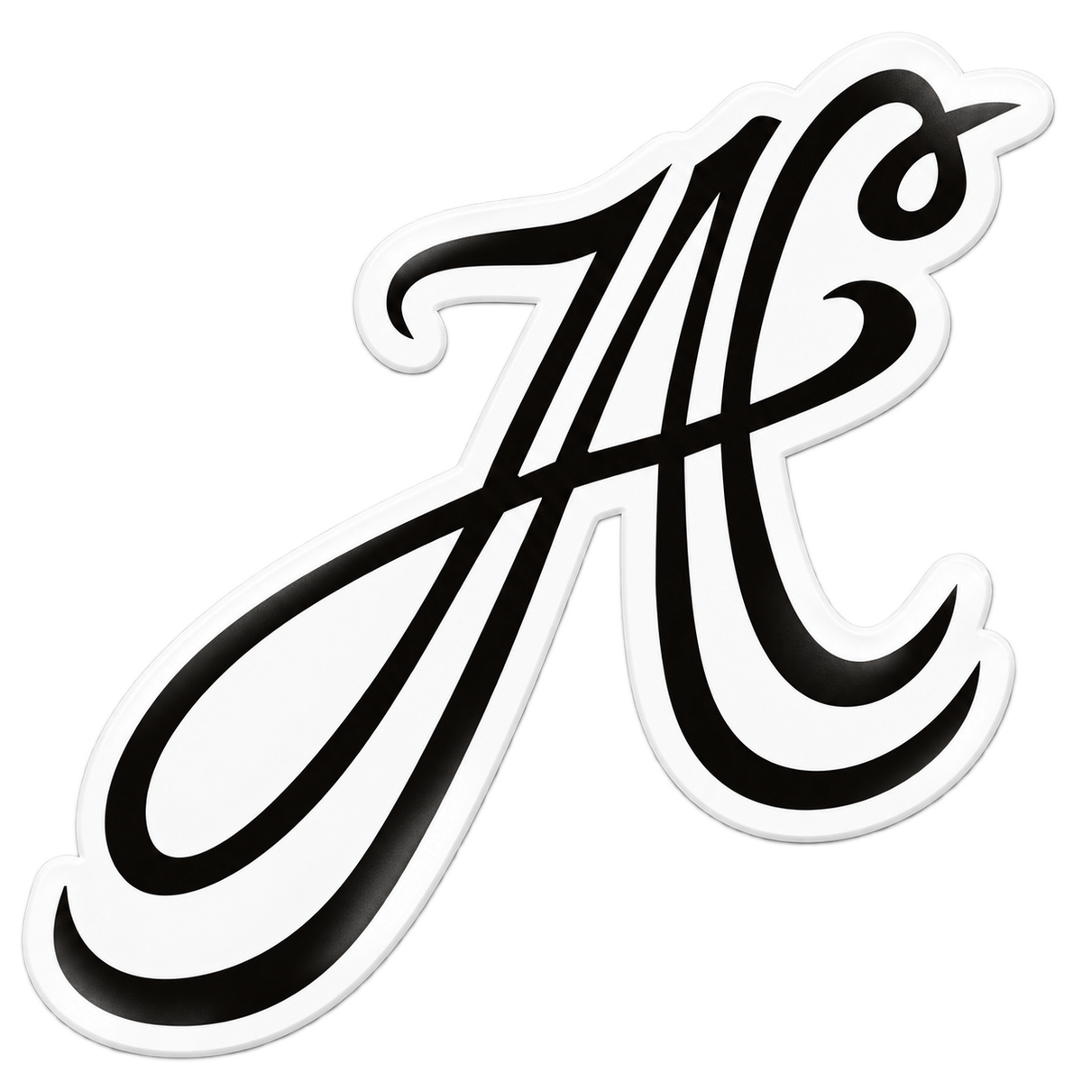 A LOGO OG STICKER