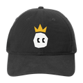DRACARRJ Crown carhartt black cap, embroidered crown logo