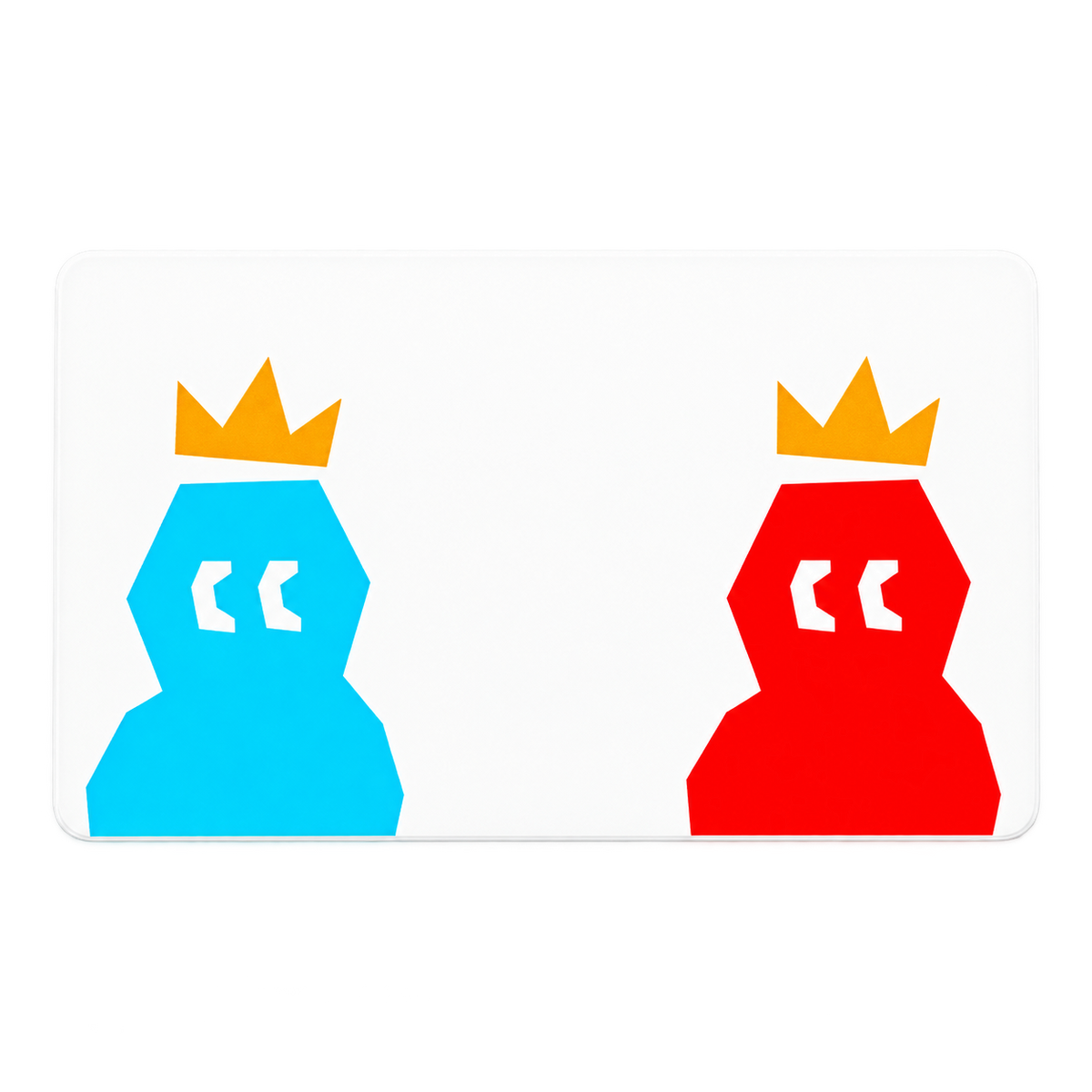 Crown Gift Card with blue and red DRACARRJ characters and gold crowns