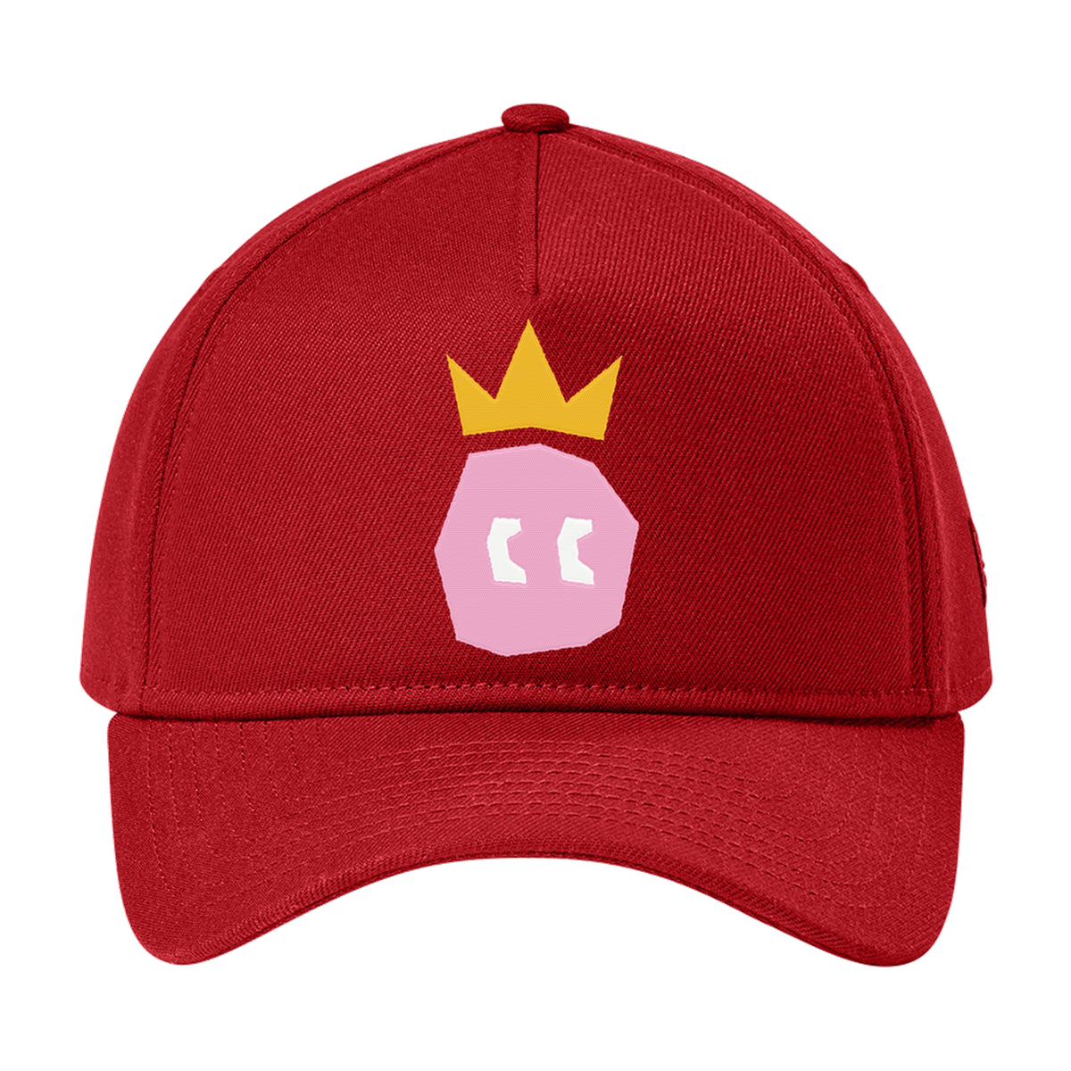 DRACARRJ Crown new era scarlet cap, embroidered crown logo