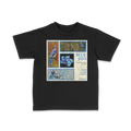 DRACARRJ BLUE JAY 6.0 oz kids tee in Black, front