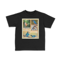 DRACARRJ KINGFISHER 6.0 oz kids tee in Black, front