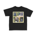 DRACARRJ MACARONI PENGUIN 6.0 oz kids tee in Black, front