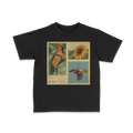 DRACARRJ ORIOLE 6.0 oz kids tee in Black, front