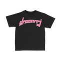 DRACARRJ TAGGED 6.0 oz kids tee in Black, front