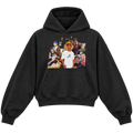LEGACY CROPPED HOODIE — black — front