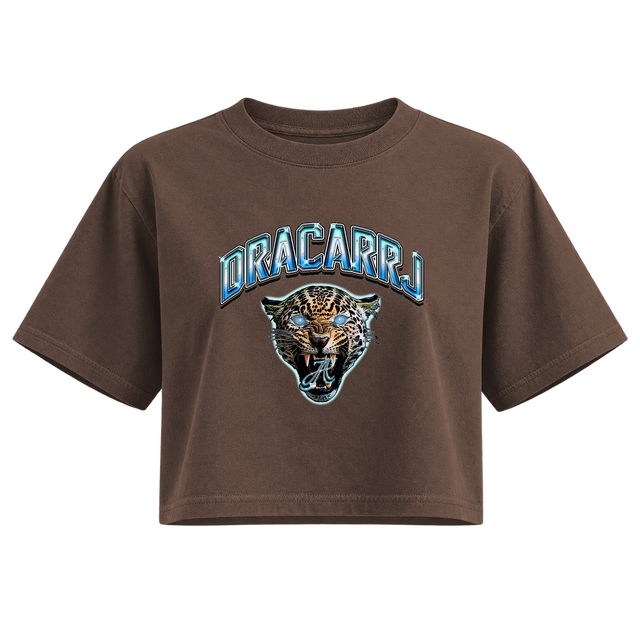 6.0 OZ WOMEN'S GARMENT DYE JAG CROP TEE
