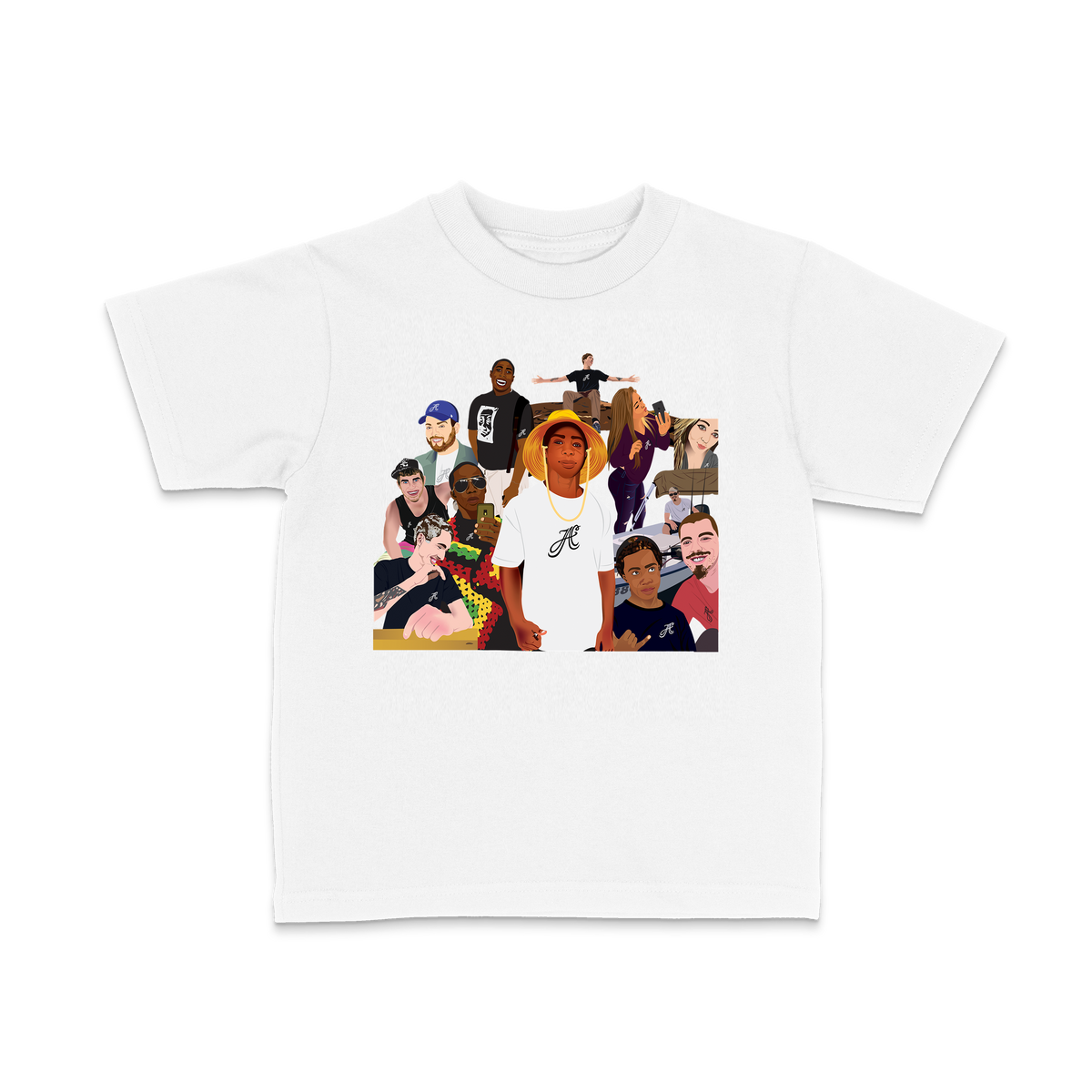 LEGACY 6.0 OZ KIDS TEE — white — front