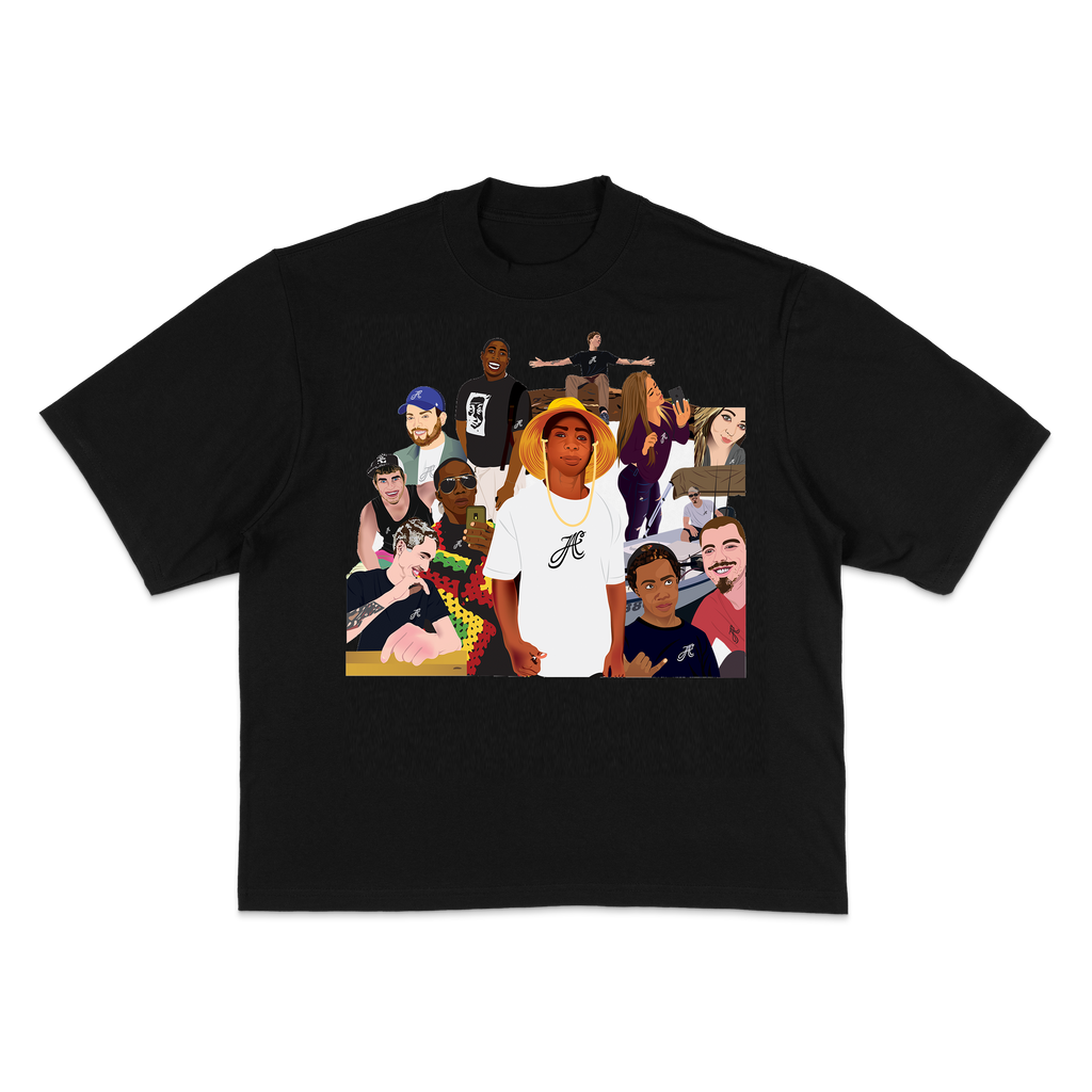 legacy 7.5 oz oversized black front