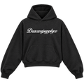 og text cropped hoodie black front